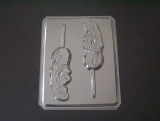 228sp Ocean Princess Chocolate or Hard Candy Lollipop Mold